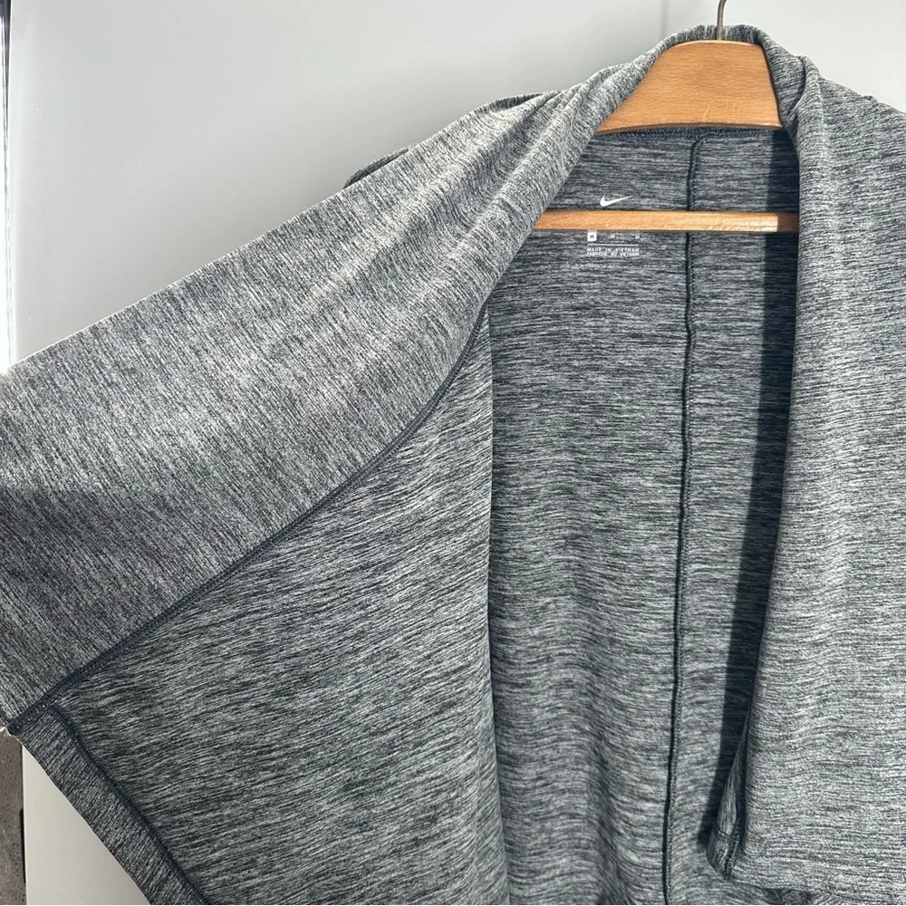 Nike Yoga Draped Gray Cardigan - Picture 7 of 9